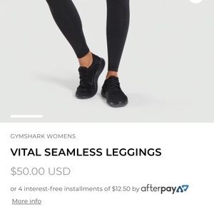 Gymshark vital seamless leggings!